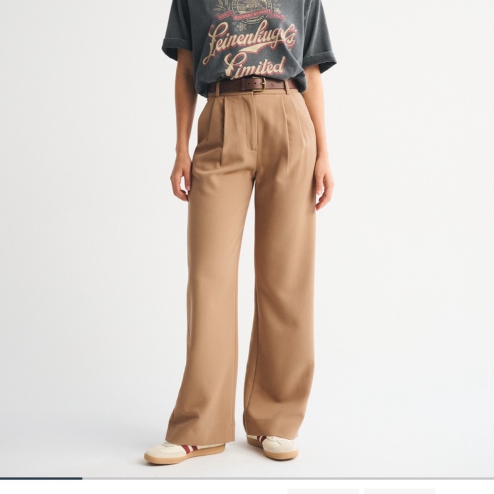 Abercrombie Sloan Tailored Wide Leg Pant